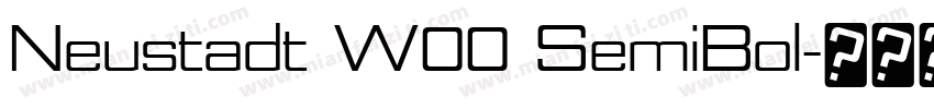 Neustadt W00 SemiBol字体转换